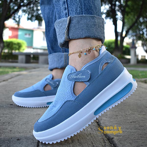 Calzado Deportivo Fashion Azul | Soñé y Compré