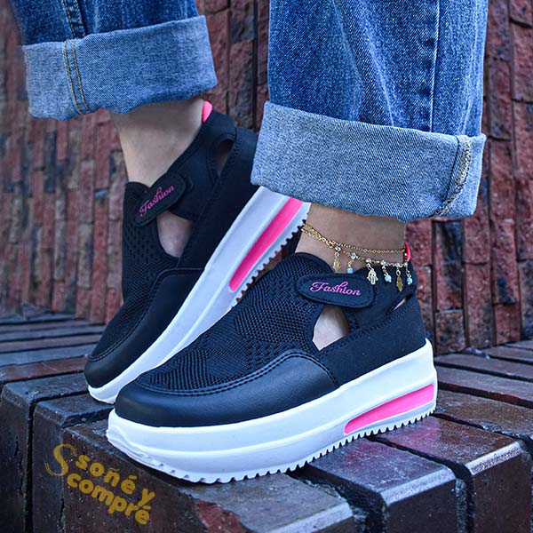 Calzado Deportivo Fashion Negro | Soñé y Compré