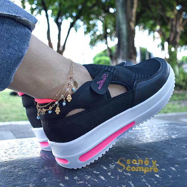 Calzado Deportivo Fashion Negro | Soñé y Compré