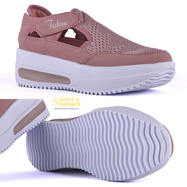 Calzado Deportivo Fashion Rosado | Soñé y Compré