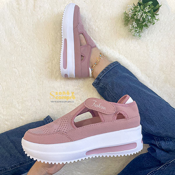 Calzado Deportivo Fashion Rosado | Soñé y Compré
